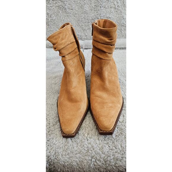 Vince Camuto Womens Nerlinji Slouched Leather Western Boots Size 9M - Picture 2 of 7